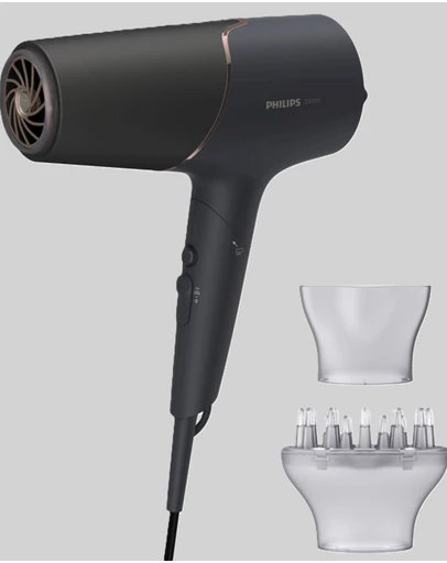 Philips - Philips Hair Dryer 5000, ThermoShield - Satin/Rose