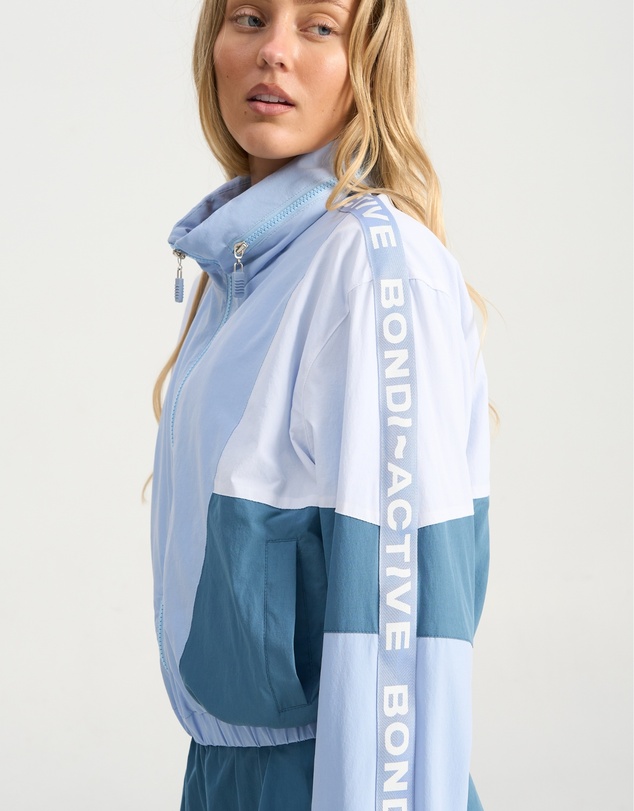 Bondi Active - Cropped Windbreaker Hoodie