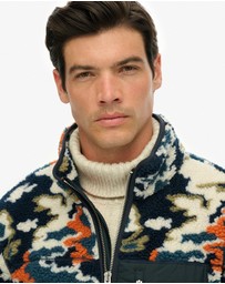 Superdry - Printed Fleece Zip Thru