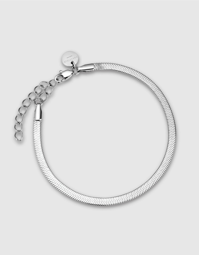 Rosefield - Silver Snake Bracelet