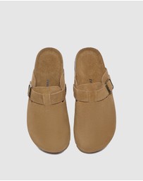 EVERAU - EverAU Ugg Mason Cow Suede Upper Loafer Oxfords Flats