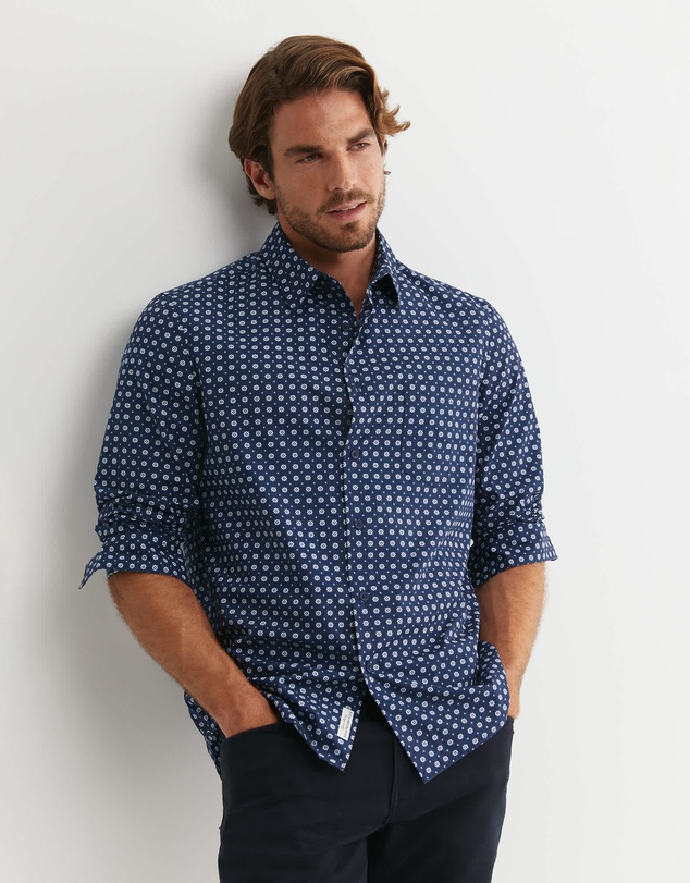 Sportscraft - William Long Sleeve Print Shirt