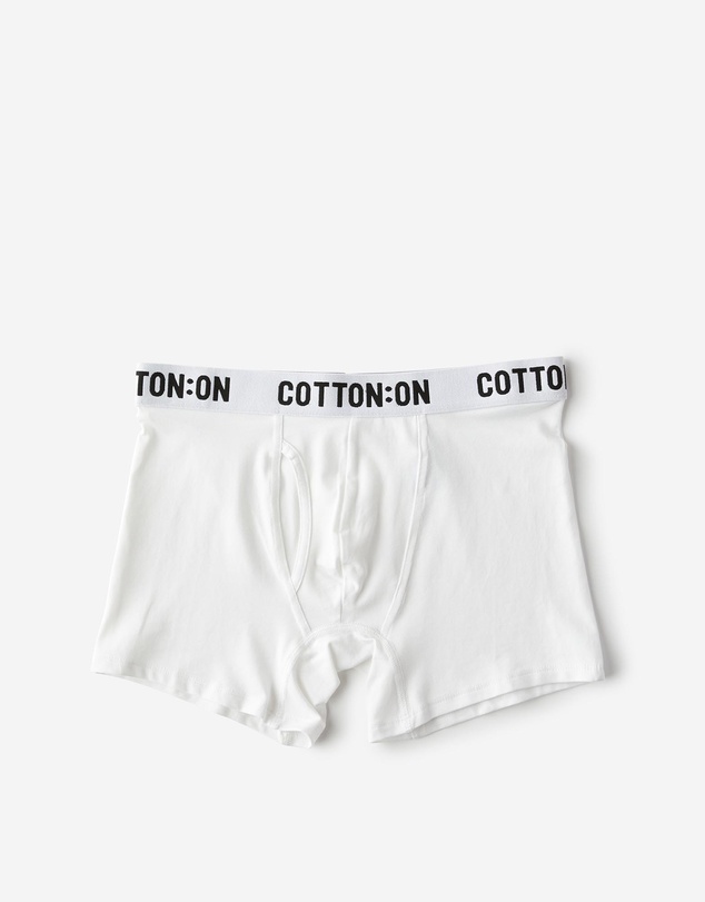 Cotton On - 3 Pack Mens Organic Cotton Trunks