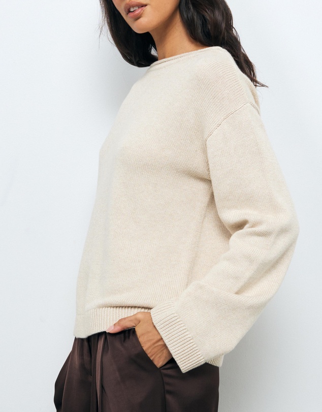 AERE - Nika Cotton Cashmere Knit Jumper
