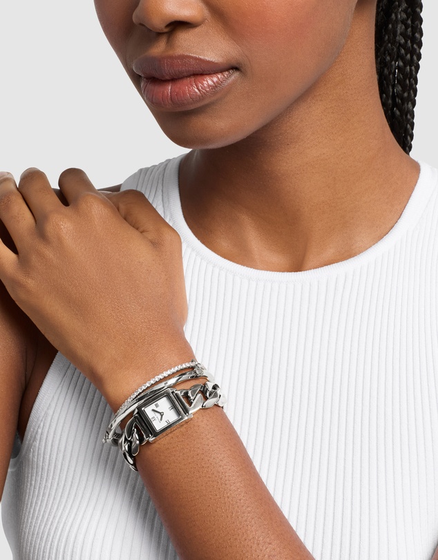 Michael Kors - Georgie Silver Tone Analogue Watch