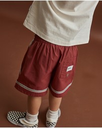 Rhythm - Twin Trim Heritage Beach Shorts - Kids