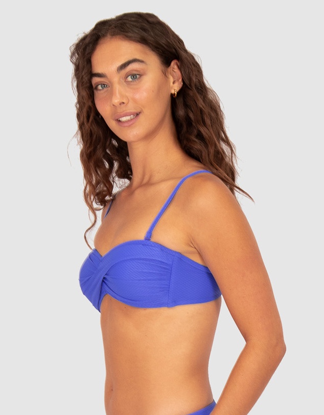 Baku Swimwear - Rococco Twist Bandeau Bikini Bra Top
