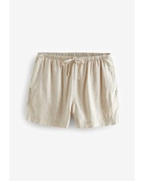 NEXT - Drawstring Waist Boy Shorts With Linen