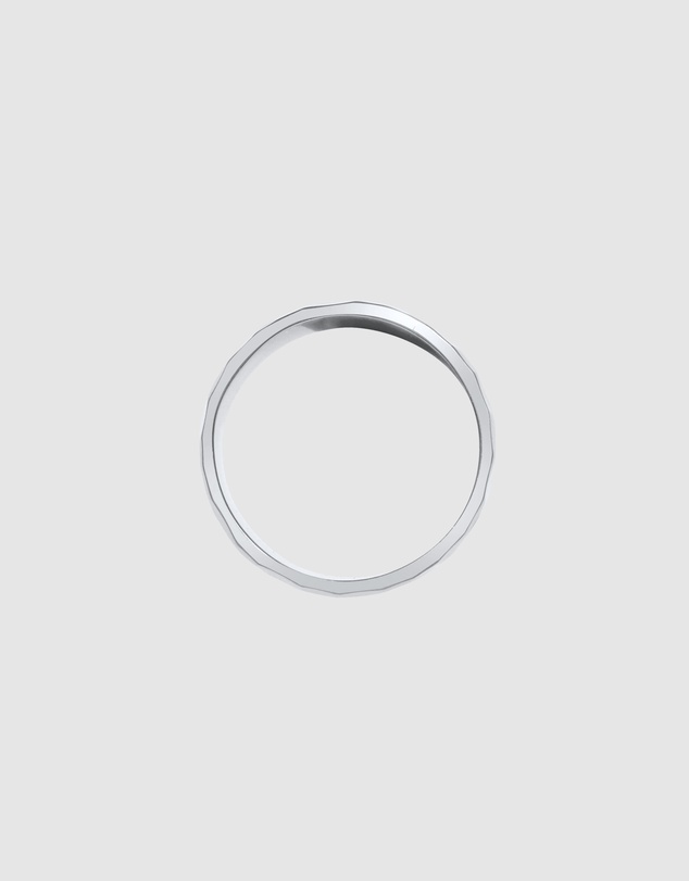 Kuzzoi - ICONIC EXCLUSIVE - Hammered Band Ring in 925 Sterling Silver