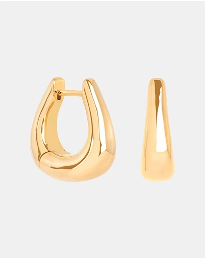 Astrid & Miyu - Saddle Small Hoops
