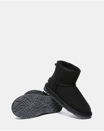 EVERAU - EverAU Ugg Mini Classic Double Faced Sheepskin Upper UGG Boots