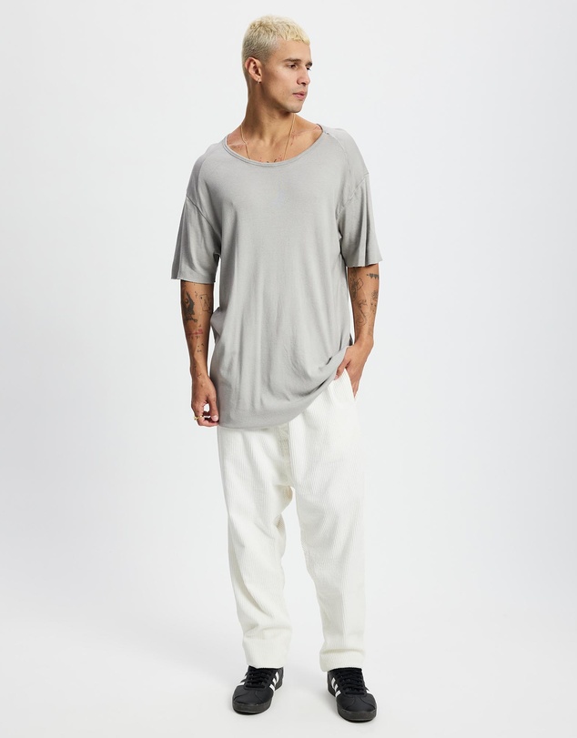 Surrounded By Ghosts - The Arsenic Relaxed Rib Knit Long Tail T-Shirt