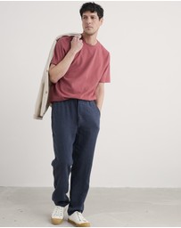 Seasalt - Seasalt Cornwall Pink Merthen Organic Cotton T-Shirt