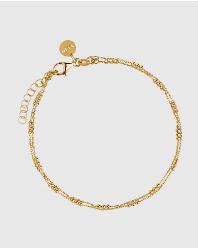 Najo - Halcyon Yellow Gold Anklet