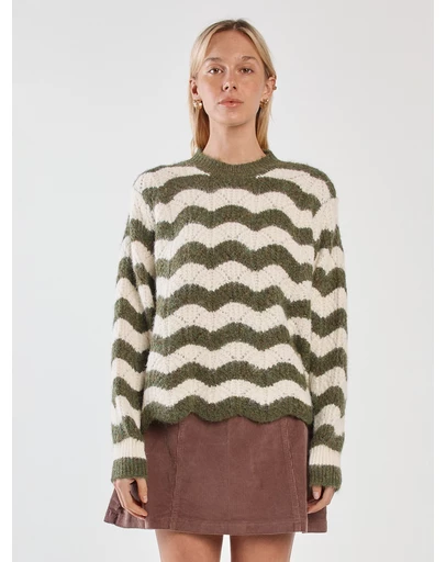 Sass - Nikkita Wavy Stripe Knit