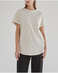 DRICOPER DENIM - Slouchy Cream Tee