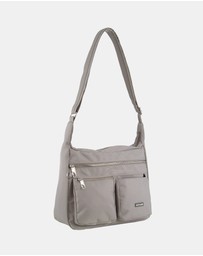 Pierre Cardin - Pierre Cardin Nylon Anti-Theft Cross Body Bag