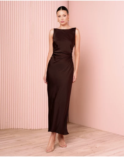 Azzurielle - Georgie Low Back Maxi Dress