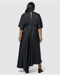 Pink Dusk by Curve Project - My Boo Midi Dress