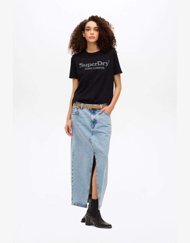 Superdry - Venue Metallic Graphic Tee