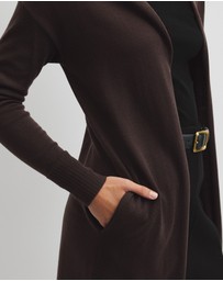 Country Road - Lightweight Merino Longline Cardigan