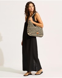 Seafolly - Raffia Stripe Tote Bag