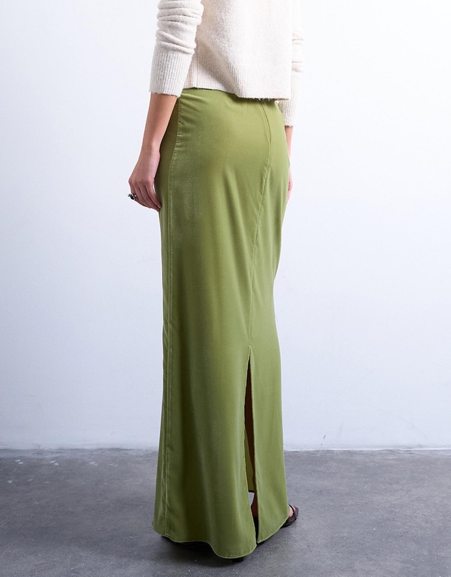 TOPSHOP - Co-ord Velvet Maxi Skirt