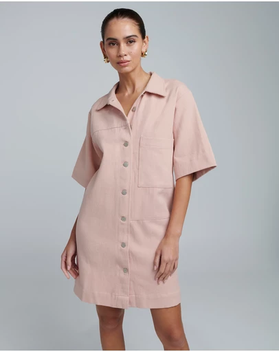 ST MRLO - Lee Denim Shirt Dress