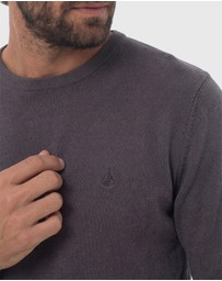 Coast Clothing - Crew Neck Cotton Jumper - Charcoal