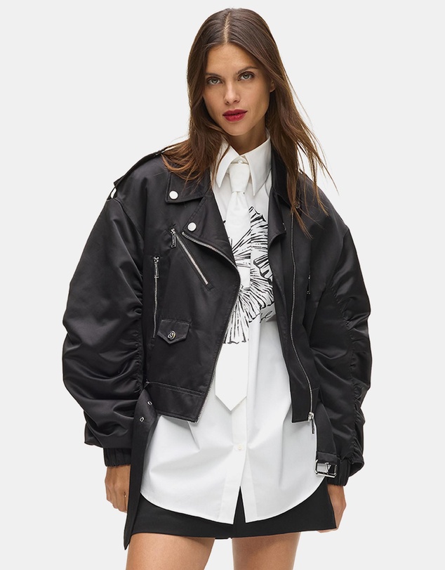 Karl Lagerfeld - Satin Bomber Jacket