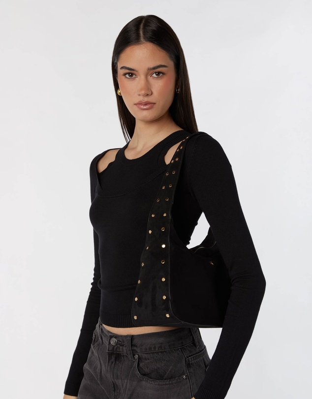 PETA AND JAIN - Soho Studded Shoulder Bag