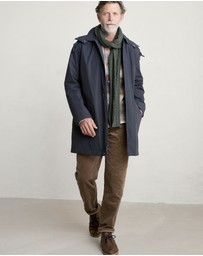 Seasalt - Seasalt Cornwall Navy Stone Wave Coat