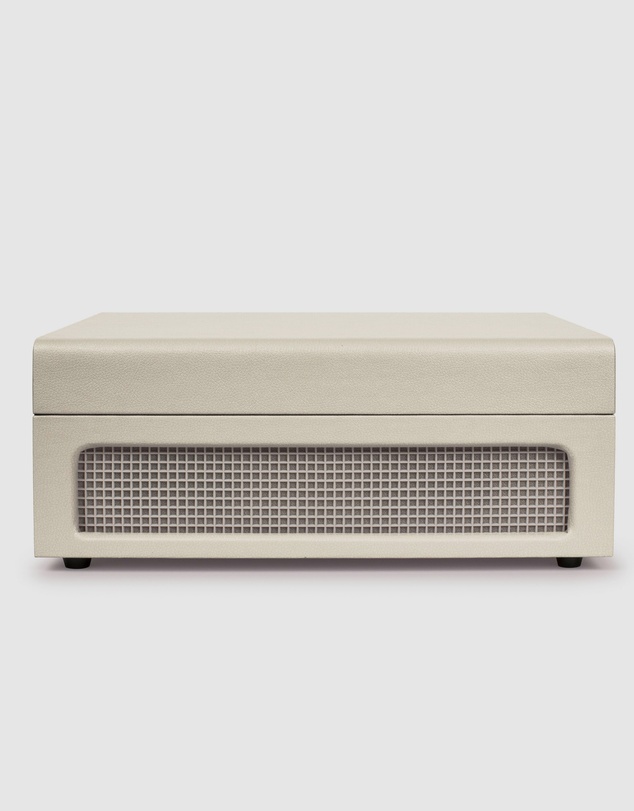 Crosley - Crosley Voyager Bluetooth Portable Turntable + Crosley Turntable Stand Bundle - Dune