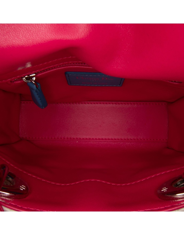 Pre-Loved by Azura Reborn - Pre-Loved Mini Tricolor Lambskin Cannage Lady Dior