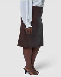 Something 4 Olivia - Aurelia Pu Midi Skirt