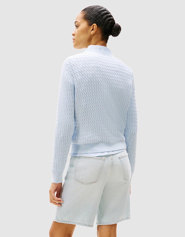 Tommy Hilfiger - Fine Cable Knit Crew Neck Jumper