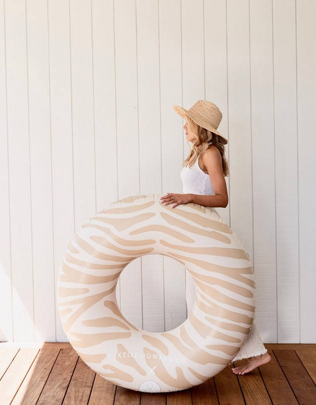 &Sunday - Roar Oversized Inflatable Pool Tube Float by Kelle Howard