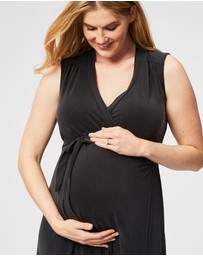 Cake Maternity - Malt Nursing Wrap Dress