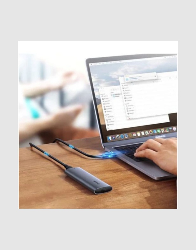 Ugreen - UGREEN M.2 NVMe SSD Enclosure 10Gbps – USB-C to M.2 PCIe Aluminum Case for SSD Storage Expansion