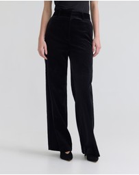 Oxford - Lydia Stretch Velvet Pants