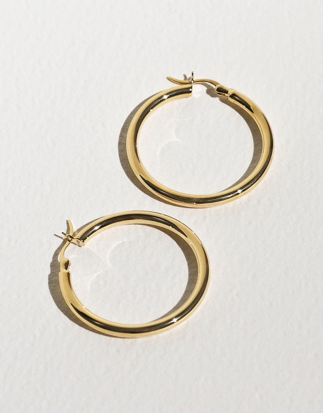 SAINT VALENTINE - Classic Hoops Large - Gold