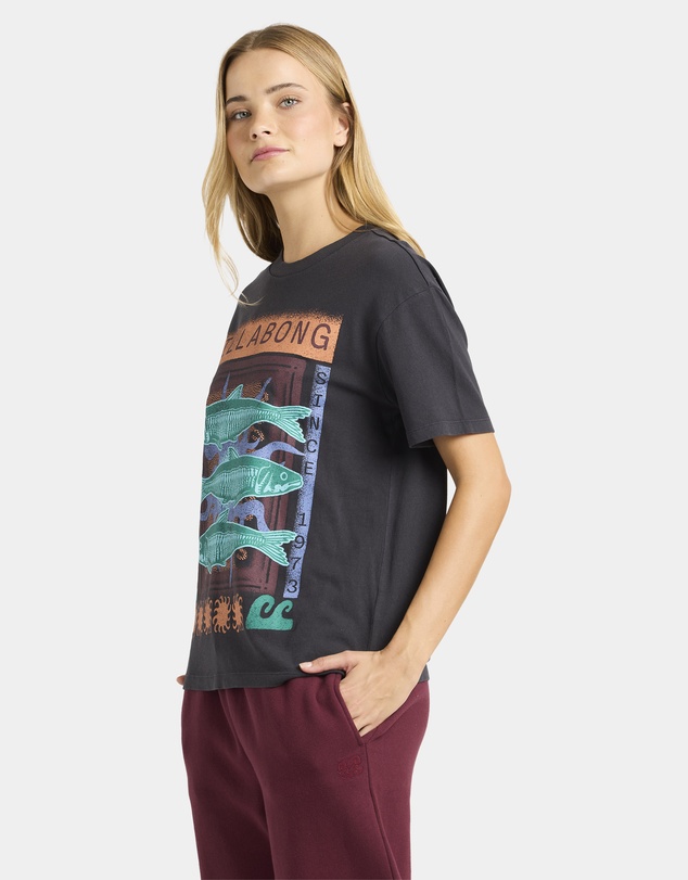 Billabong - Womens Rip Currents Oversized T-Shirt