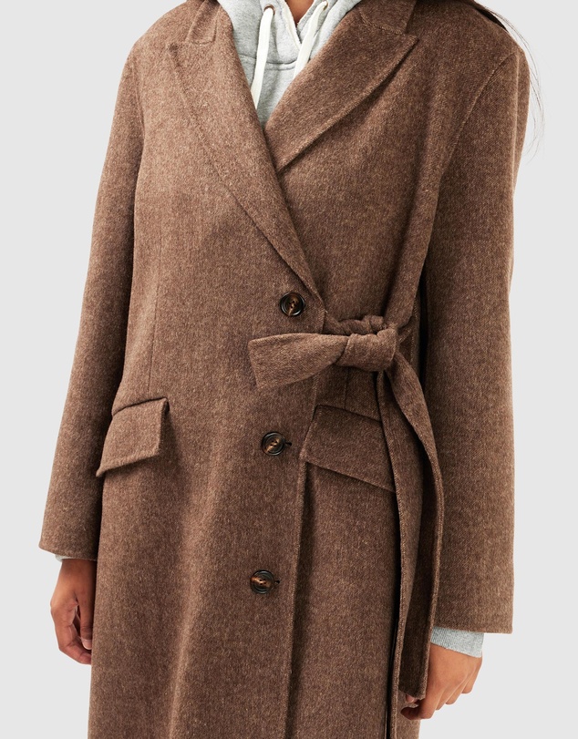 Belle & Bloom - Right There Side Tie Coat - Iconic Exclusive
