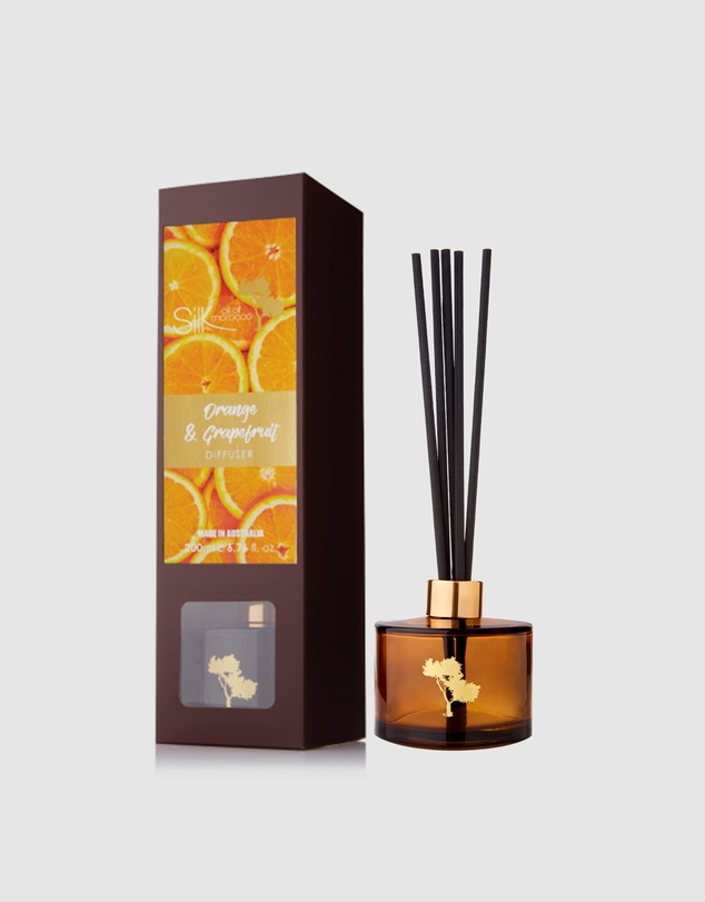 Silk Oil of Morocco - Orange & Grapefruit Reed Diffuser