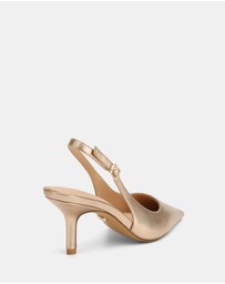 Wittner - Leia Metallic Leather Slingbacks