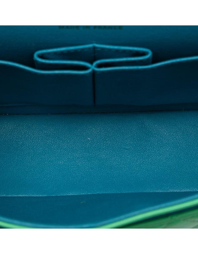 Pre-Loved by Azura Reborn - Pre-Loved Small Classic Lambskin Rainbow Hardware Double Flap