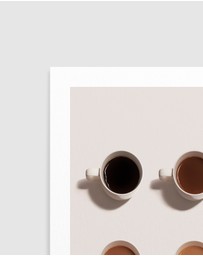 Olive et Oriel - Shades of Coffee Art Print