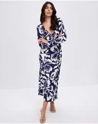 Third Form - Untamed Bias Tie Up Maxi Dress