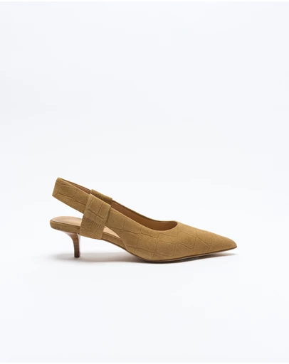 Walnut Melbourne - Thora Leather Heel