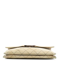 Pre-Loved by Azura Reborn - Pre-Loved Quilted Suede Retro Label Flap